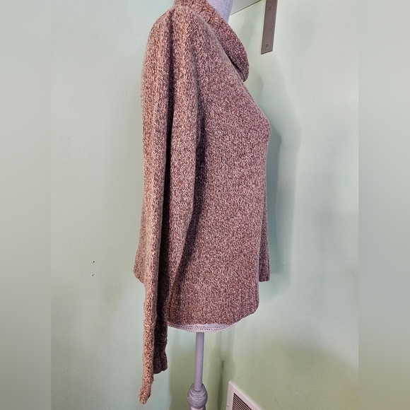 WOOLRICH women's medium sweatshirt cowl neck sweater wool blend - Picture 5 of 5